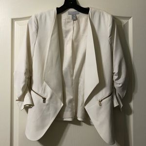 H&M cropped blazer